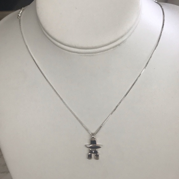 Jewelry - Canadian Diamond Sterling Silver Inukshuk